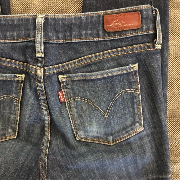 Levi’s dark blue denim skinny jeans size W24 L29 - Picture 5 of 9